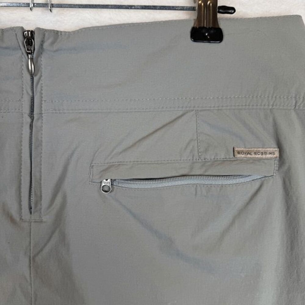 Royal Robbins Women’s Discovery III Skort Gray Pockets Stretch Size 8 - Picture 3 of 10